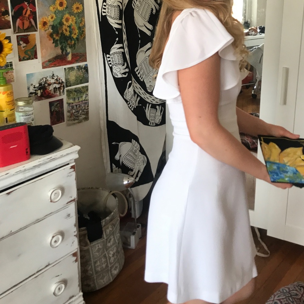 Graduation/ formal white dress